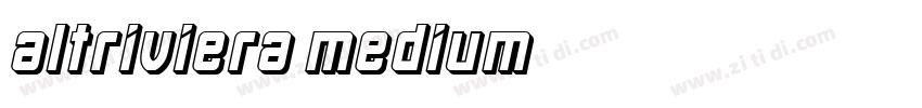 ALTRiviera Medium字体转换